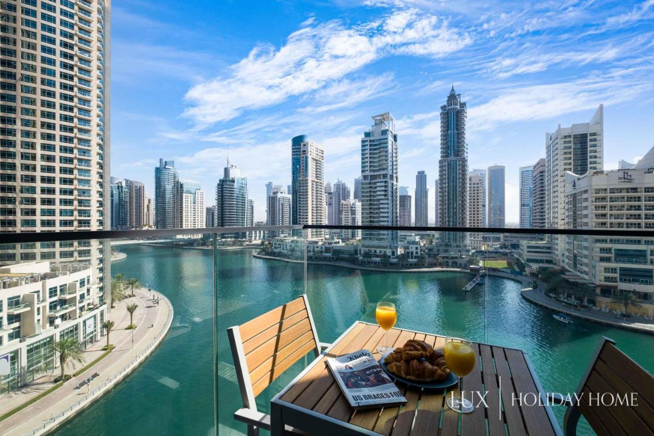 Lux - Contemporary Suite With Full Marina View Dubai Eksteriør bilde