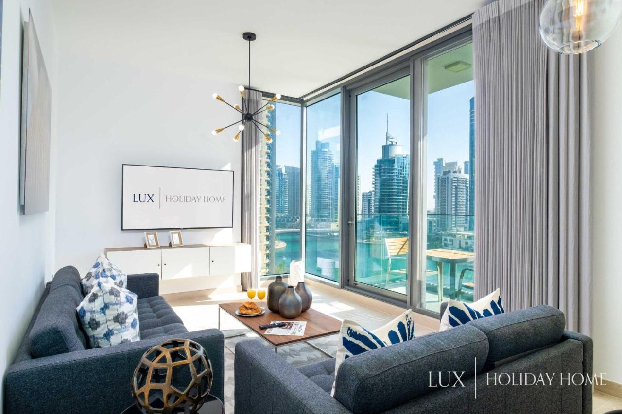 Lux - Contemporary Suite With Full Marina View Dubai Eksteriør bilde