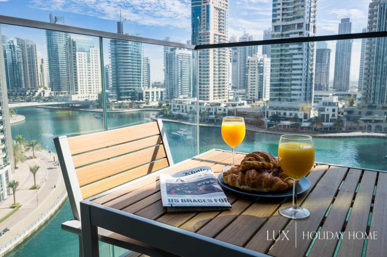 Lux - Contemporary Suite With Full Marina View Dubai Eksteriør bilde