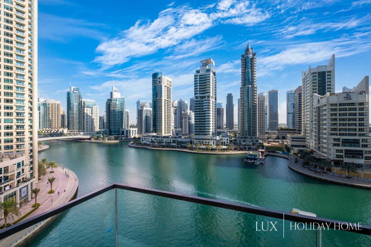 Lux - Contemporary Suite With Full Marina View Dubai Eksteriør bilde