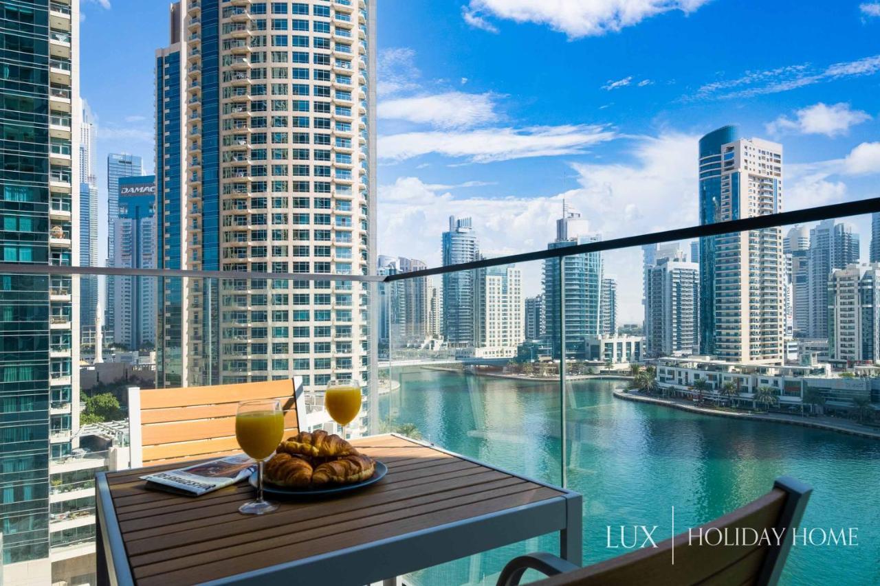 Lux - Contemporary Suite With Full Marina View Dubai Eksteriør bilde