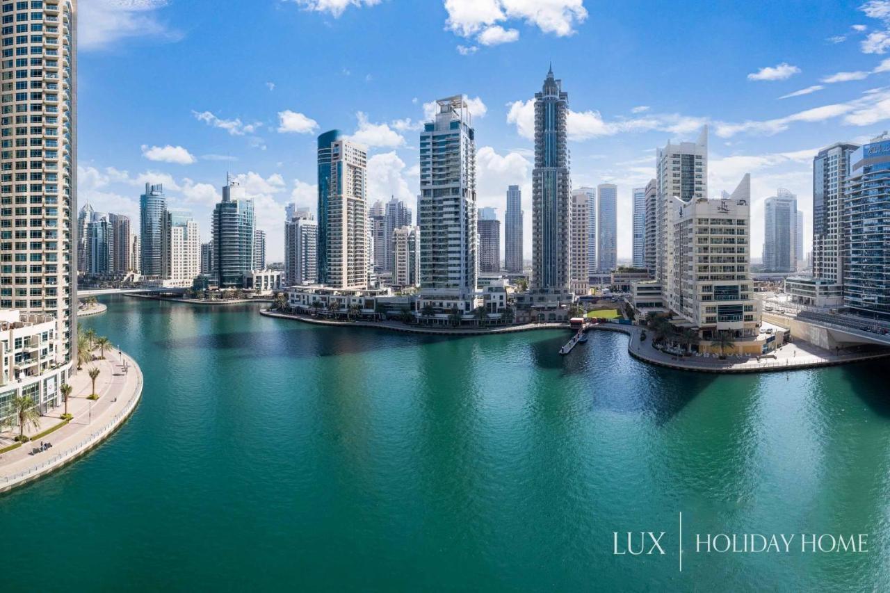 Lux - Contemporary Suite With Full Marina View Dubai Eksteriør bilde