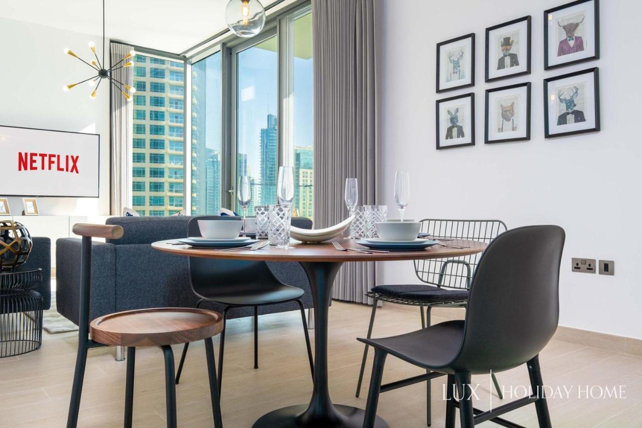 Lux - Contemporary Suite With Full Marina View Dubai Eksteriør bilde
