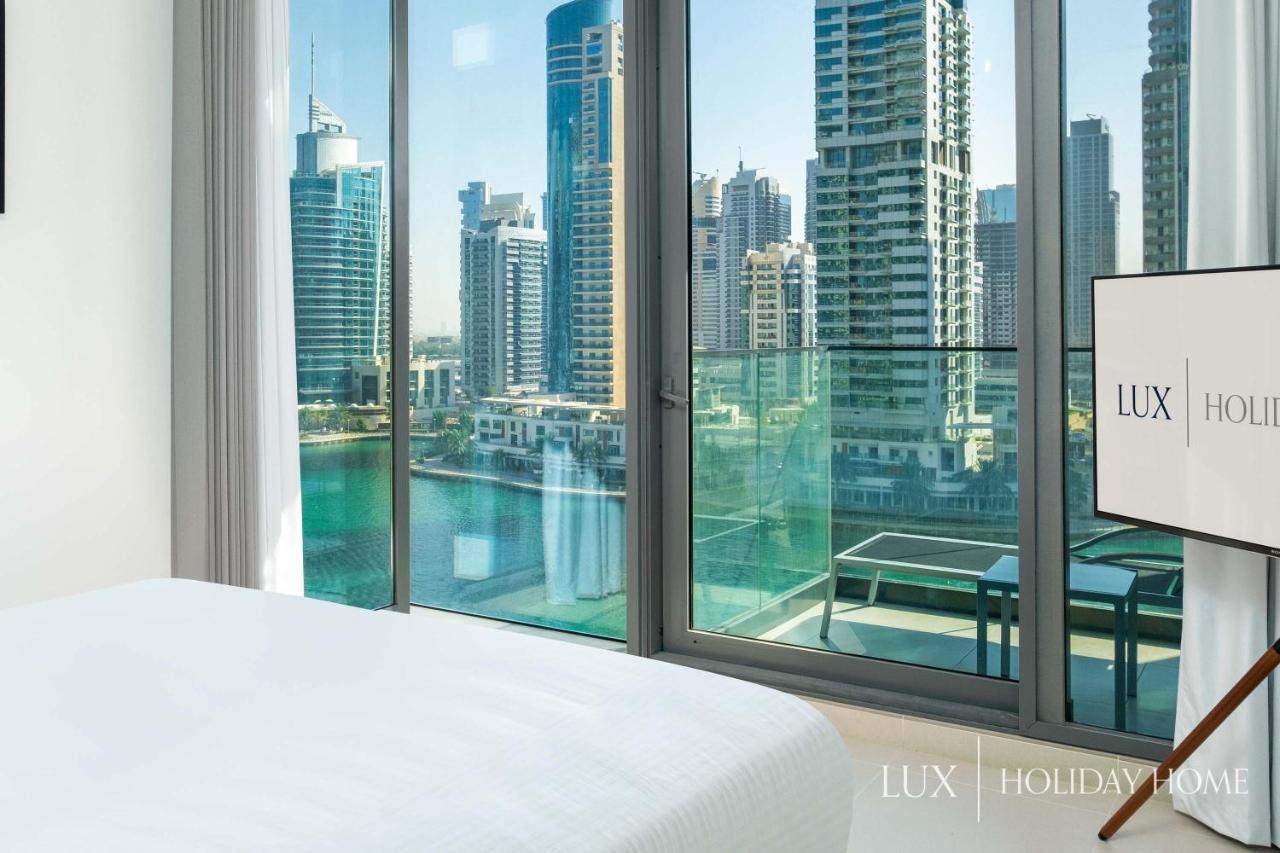 Lux - Contemporary Suite With Full Marina View Dubai Eksteriør bilde