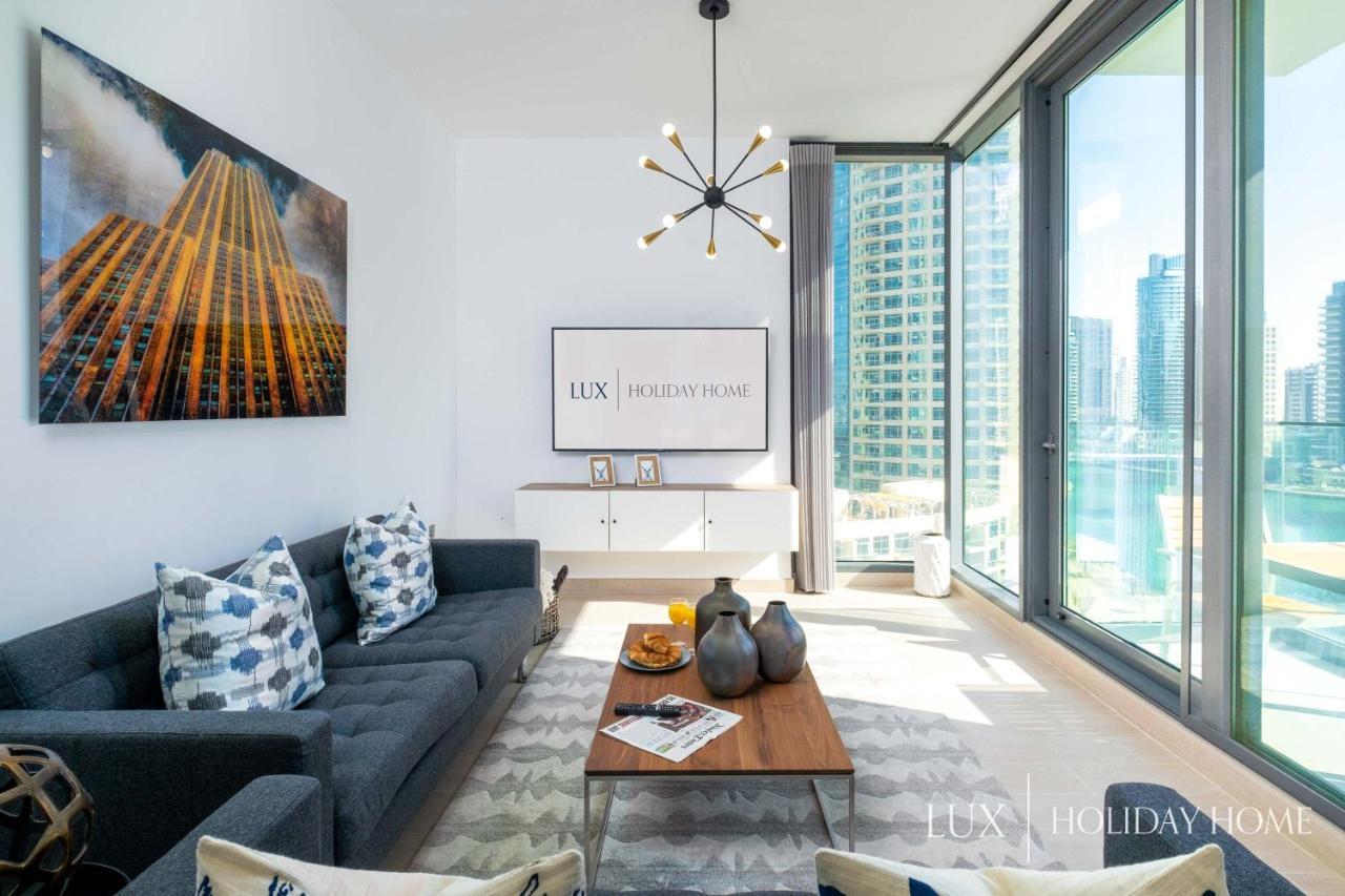Lux - Contemporary Suite With Full Marina View Dubai Eksteriør bilde