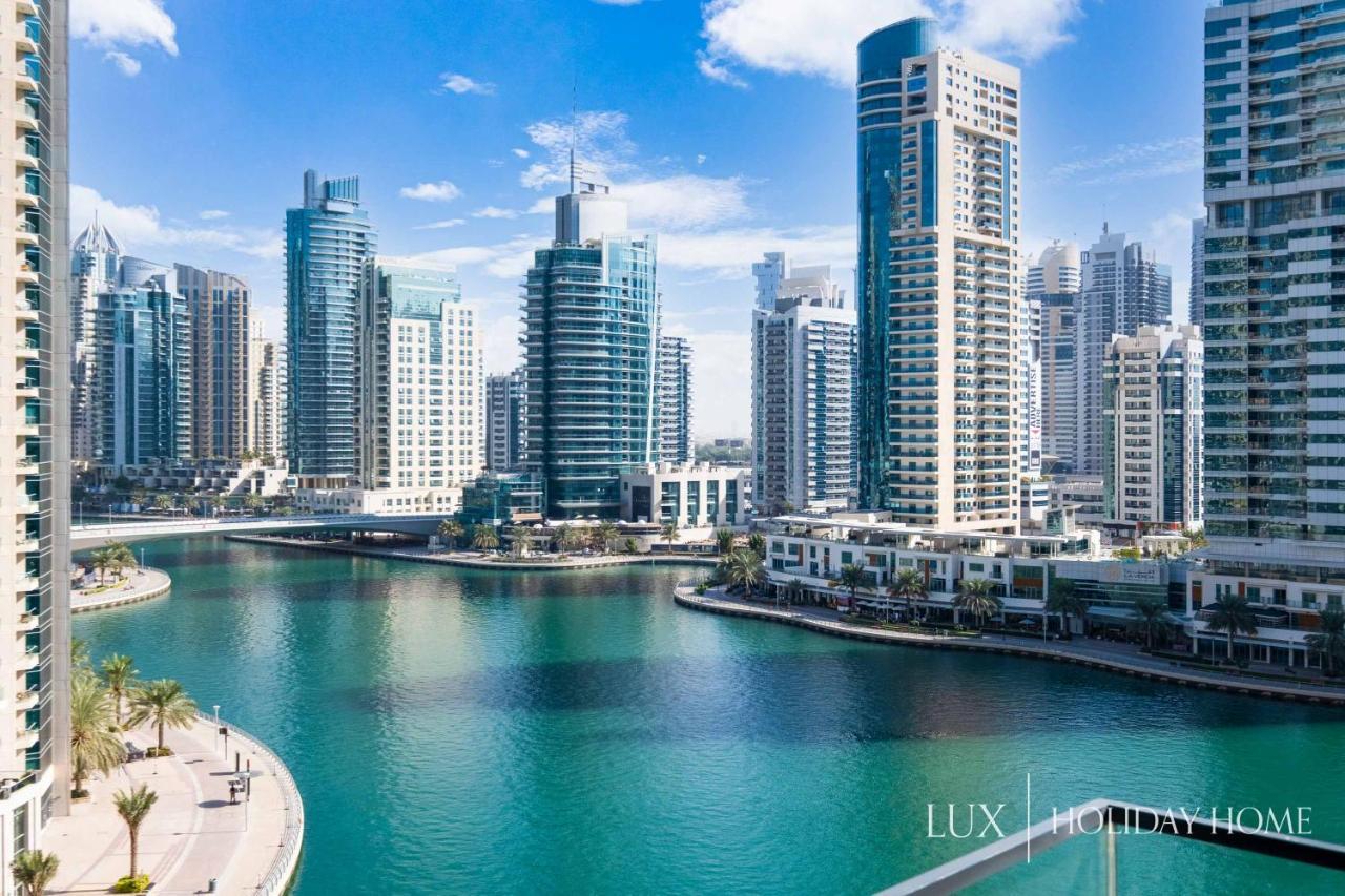 Lux - Contemporary Suite With Full Marina View Dubai Eksteriør bilde