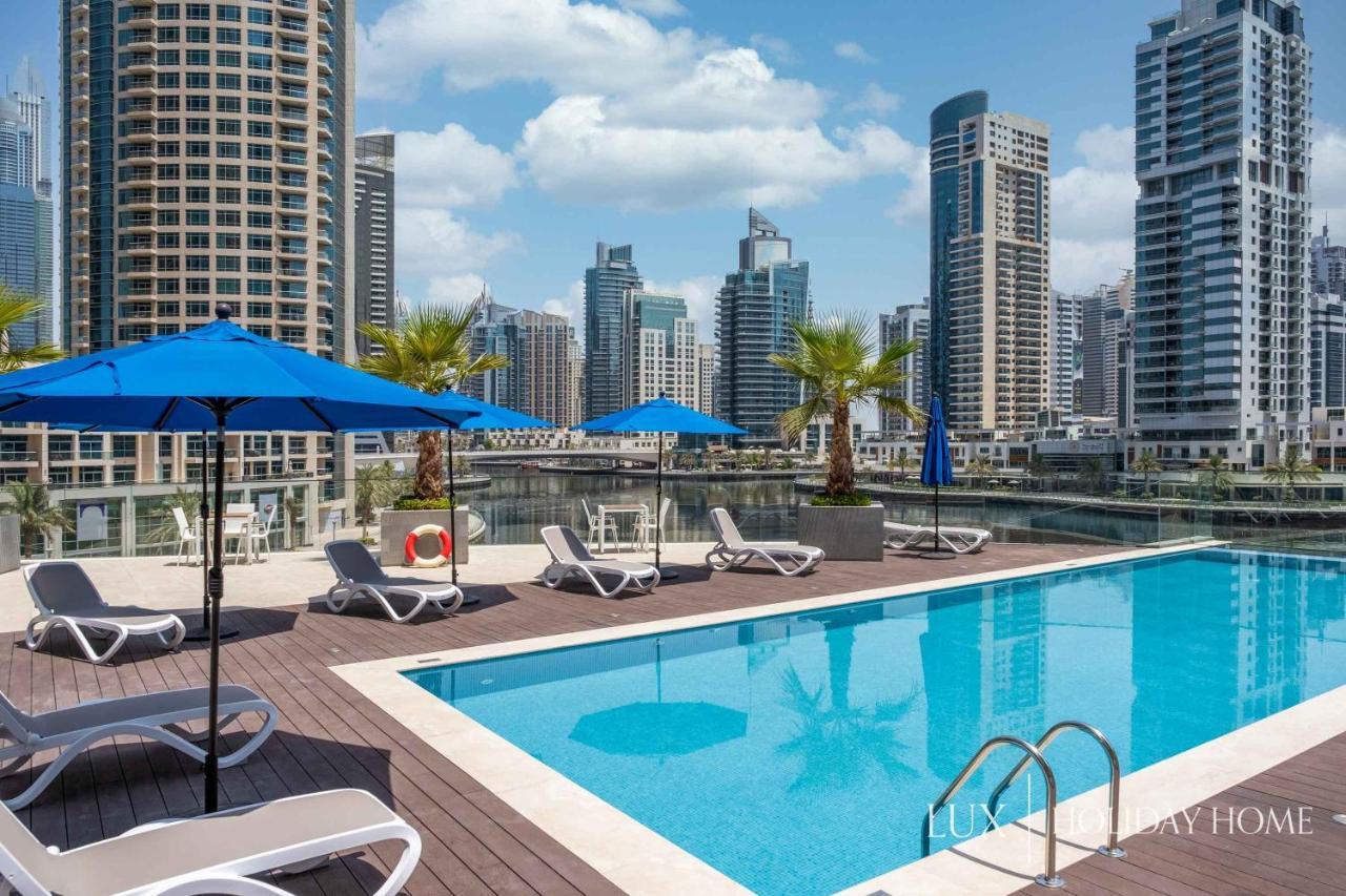 Lux - Contemporary Suite With Full Marina View Dubai Eksteriør bilde